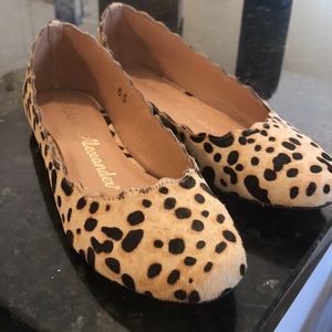 Leopard ballet flats.